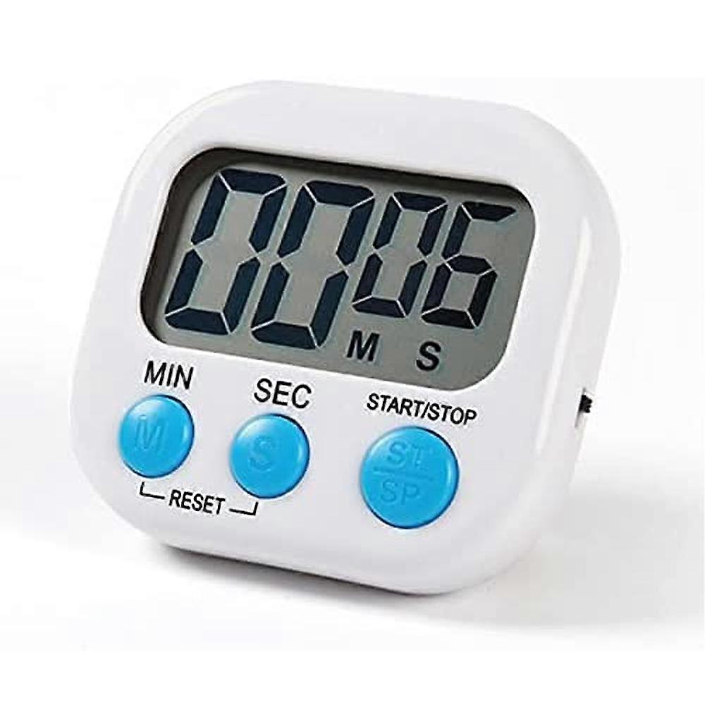 Magnetic Kitchen Timer with Large LCD Display, Timers for Cooking, Studying, Loud Alarm and Countdown Timer