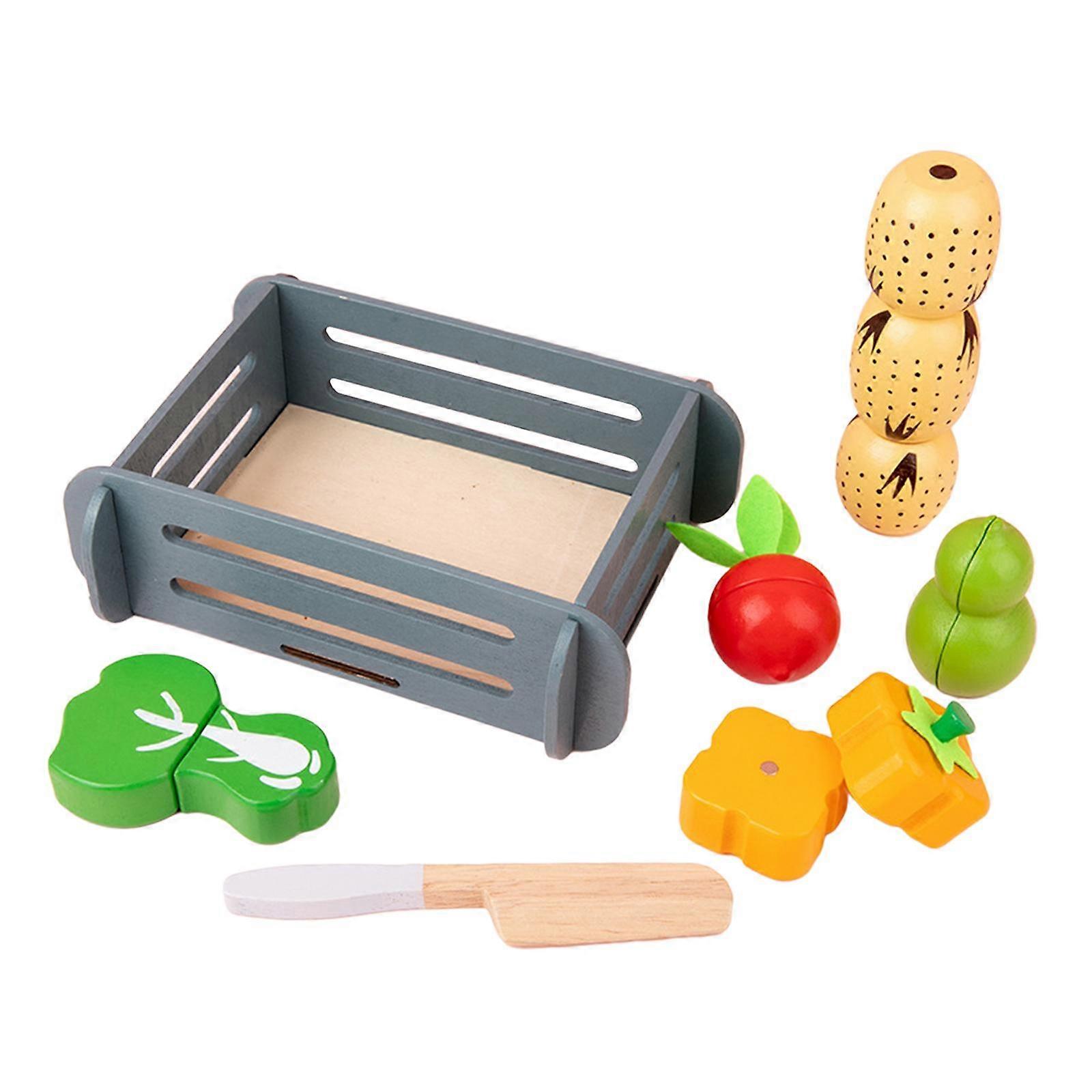 Cutting Kitchen Play Food Set for Spurring Imagination Creation Early Age Chinese Cabbage