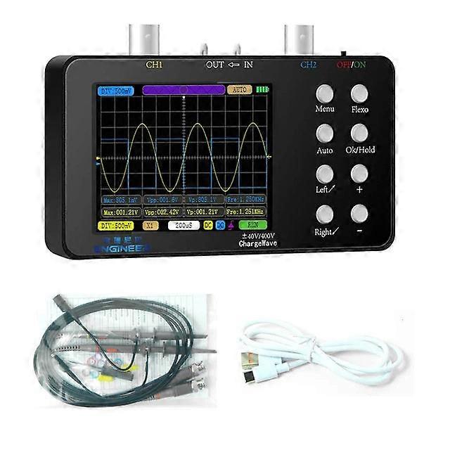 50M Sampg Rate 10m Analogue Bandwidth 6a Current Waveform Measurement Dual-channel Oscilloscope Multiple Modes