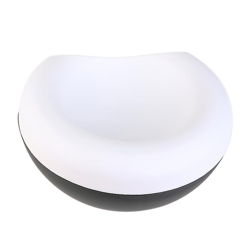 Snack Storage Box Kitchen Bathroom Shelf Fruit Dish Office Desktop Storage Box (white+black)