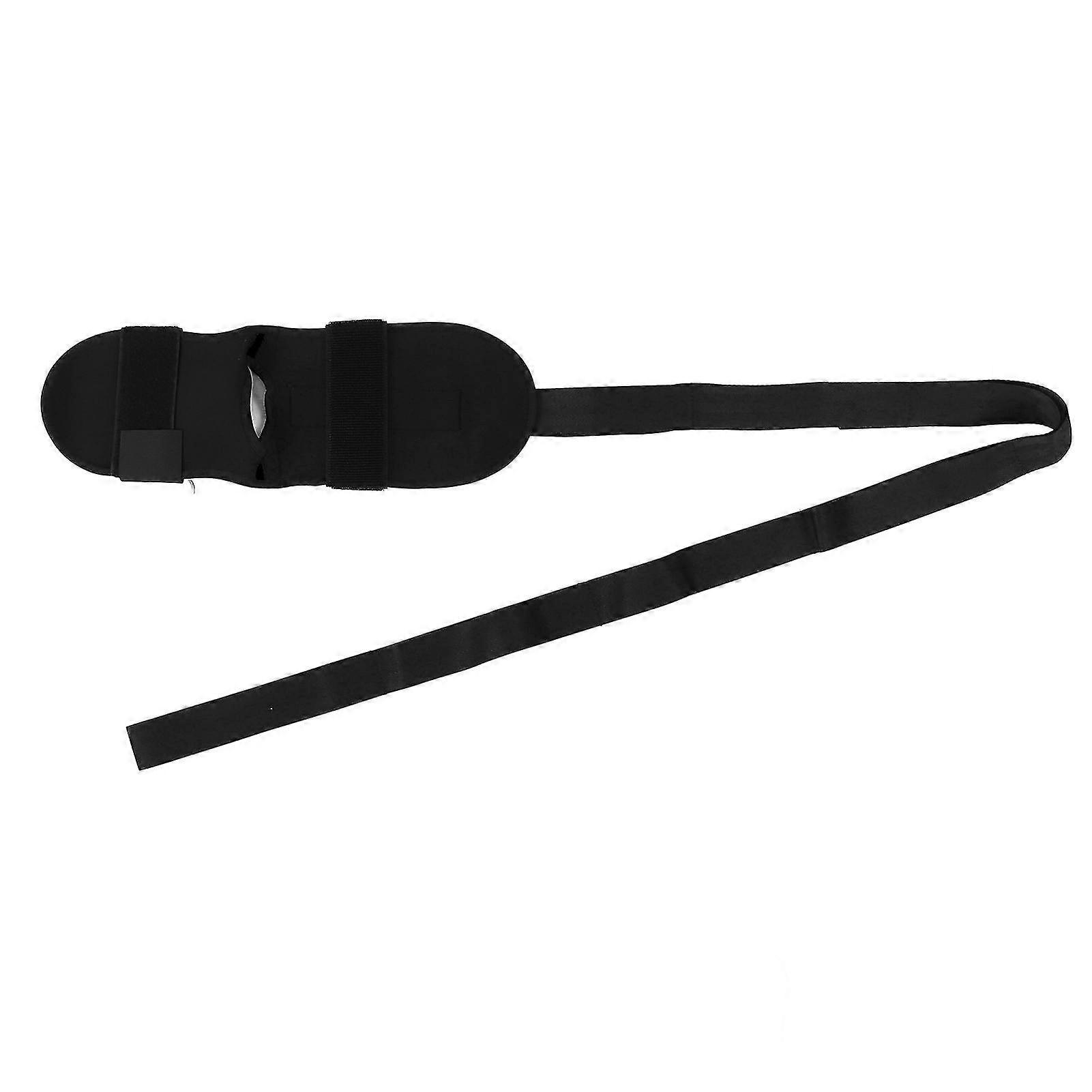 Black Yoga Flexibility Dance Training Strap - Leg Stretching Belt for Hamstring and Ligament Stretch