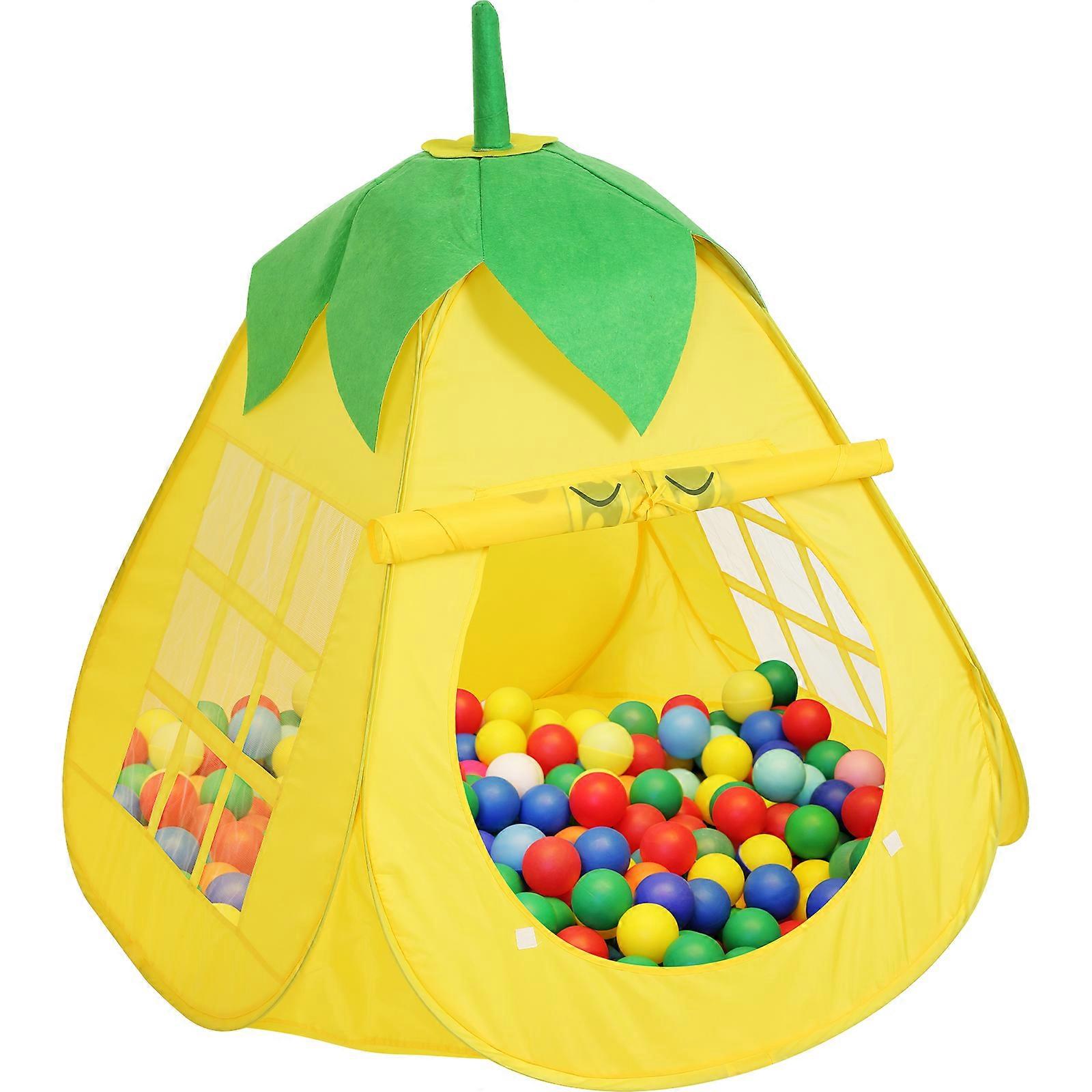 Children Pear Tent Portable Game House Indoor Castle Foldable Tent Ocean Ball Pool for Kid