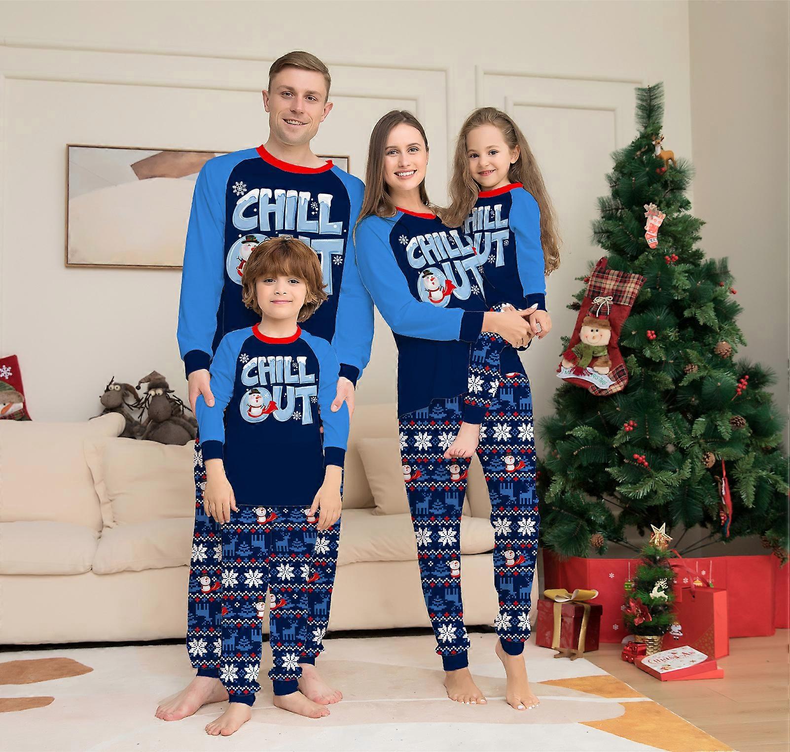 Julpyjamas Familjer Julpyjamasset Pyjamasset för familjer-Style62AS