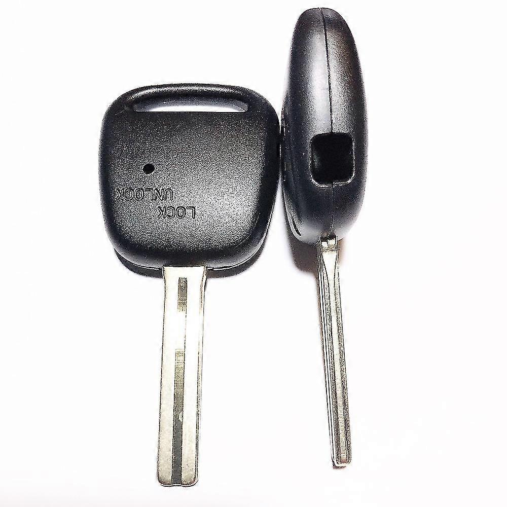 1 Side Button Hole On Housing Cover Remote Case Fob Car Blank Key  Toy48 Short Blade For Toyota Replacement  One Hole Key Shell