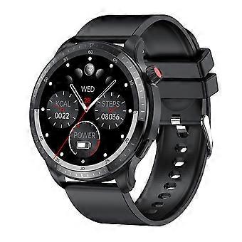 1,39-Zoll-Smartwatch Körpertemperatur Herzfrequenz Bluetooth-Anruf Smart-Armband Sportuhr schwarz