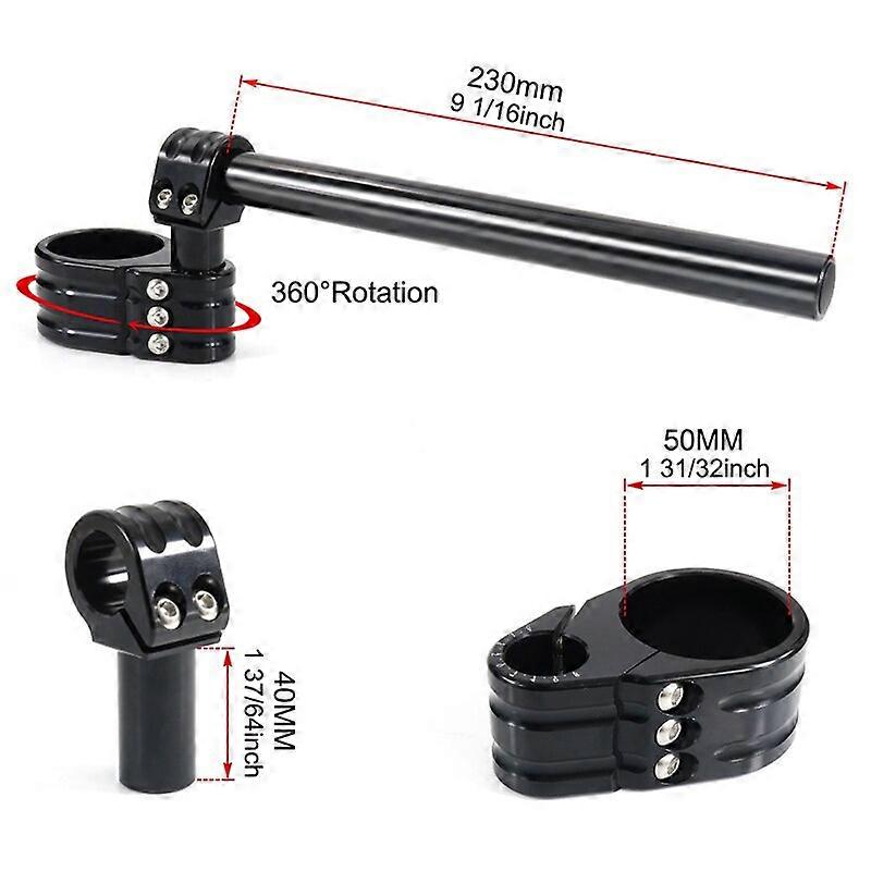 Fit For Ducati 750 SS 851 1000 SS Supersport ST 3 Adjustable Handlebar Clip-On Handle Bar Raiser Adjustable Clip-ons Handlebar
