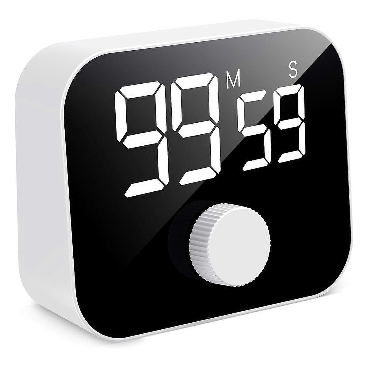 Kitchen Timer, Digital Cooking Timer Magnetic for Stopwatch Countdown Timer with LED Display Rotary Timer