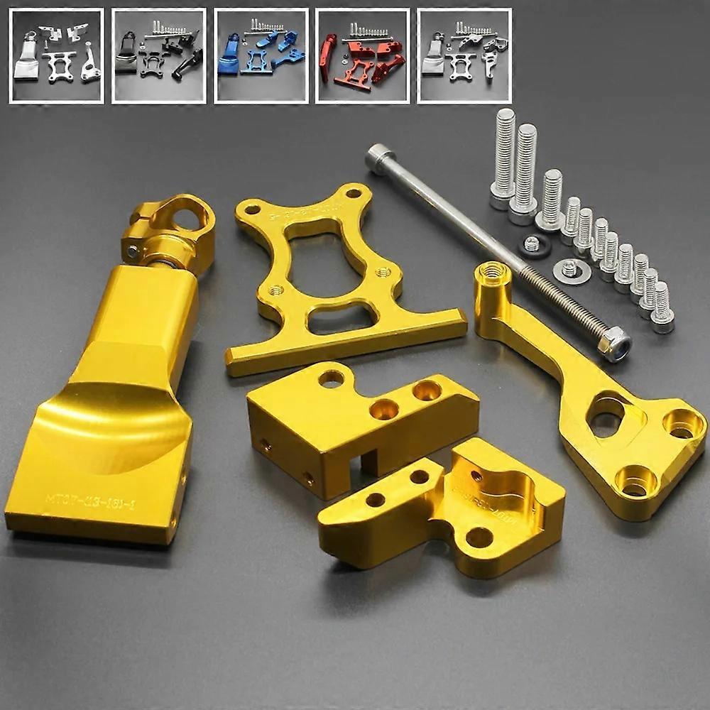 Fr YAMAHA MT07 FZ07 MT-07 MT 07 2014-2017 2015 CNC Motorrder Lenkung Dmpfer Stabilisieren Dmpfer Halterung Untersttzung Montage kit