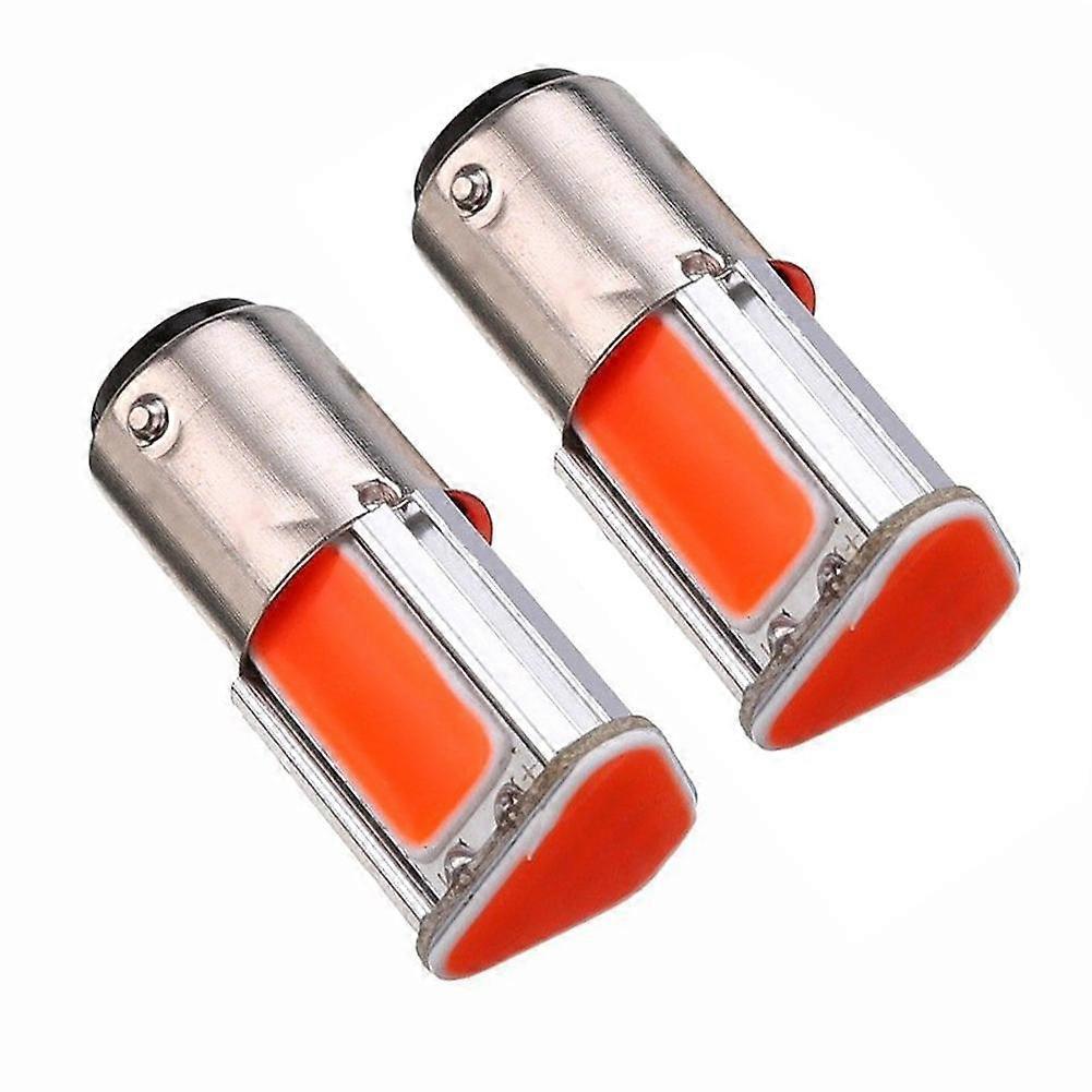 2pcs 1157 BAY15D COB LED Auto Car Tail Stop Brake Light Turn Signal Red Bulb Lamp