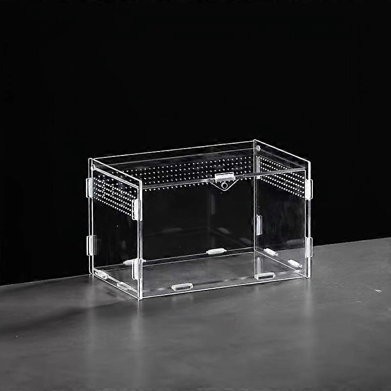 "Crystal-Clear View" Acrylic Clear Reptile Breeding Box - Ideal For Tarantulas, Lizards, Chameleons, Snakes, Insects & Turtles
