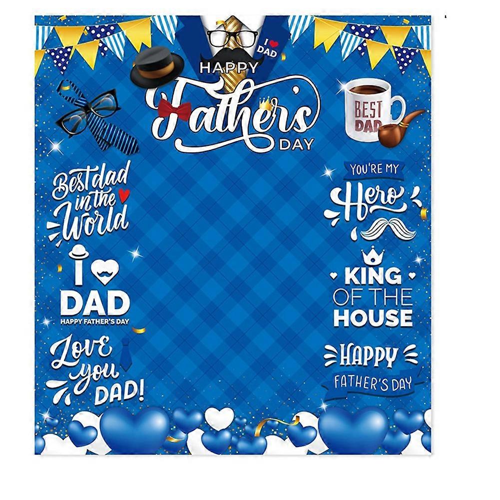 180x200cm Father'S Day Single Side Photo Backdrop Father'S Day Portable Multi-Functional Photo Backdrop Backdrop