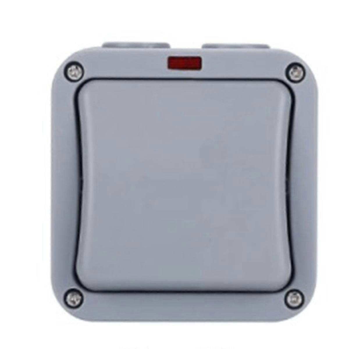 Ip66 Wall Electrical Switch 220v Light Waterproof On Off Security Button With Fixation Night In The