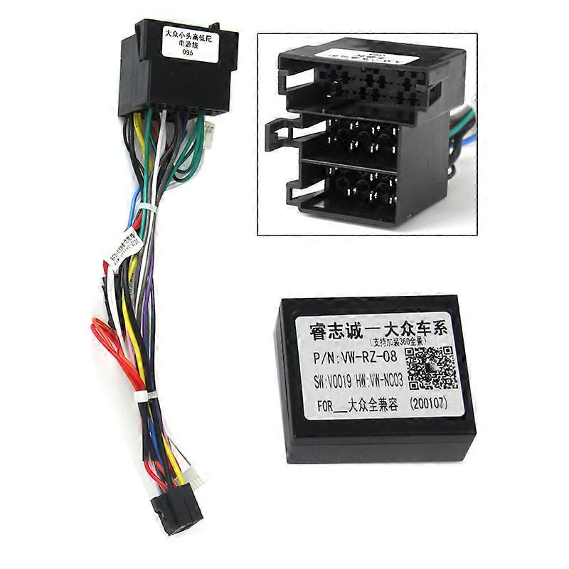 Til Skoda Fabia 2015 bilradio instrumentbræt panel ramme netledning CANBUS bil video kabel ledninger