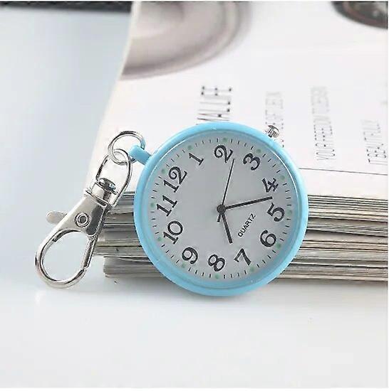 New Pocket Watch Keychain Remote Control Clock With Battery Student Doctor Medical Vintage Watch