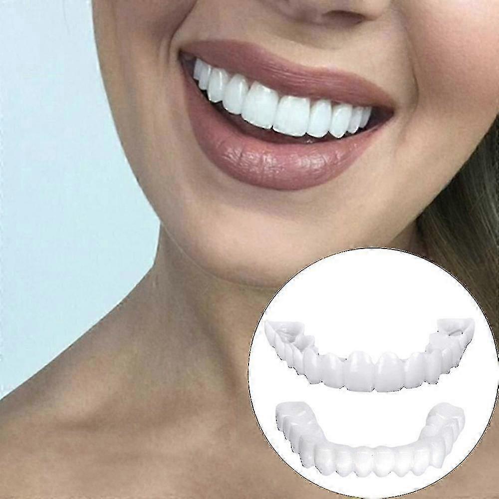 unbrand Smile Dental False Teeth Cover Perfect Smile Veneers Comfort Fit Flex Denture Teeth
