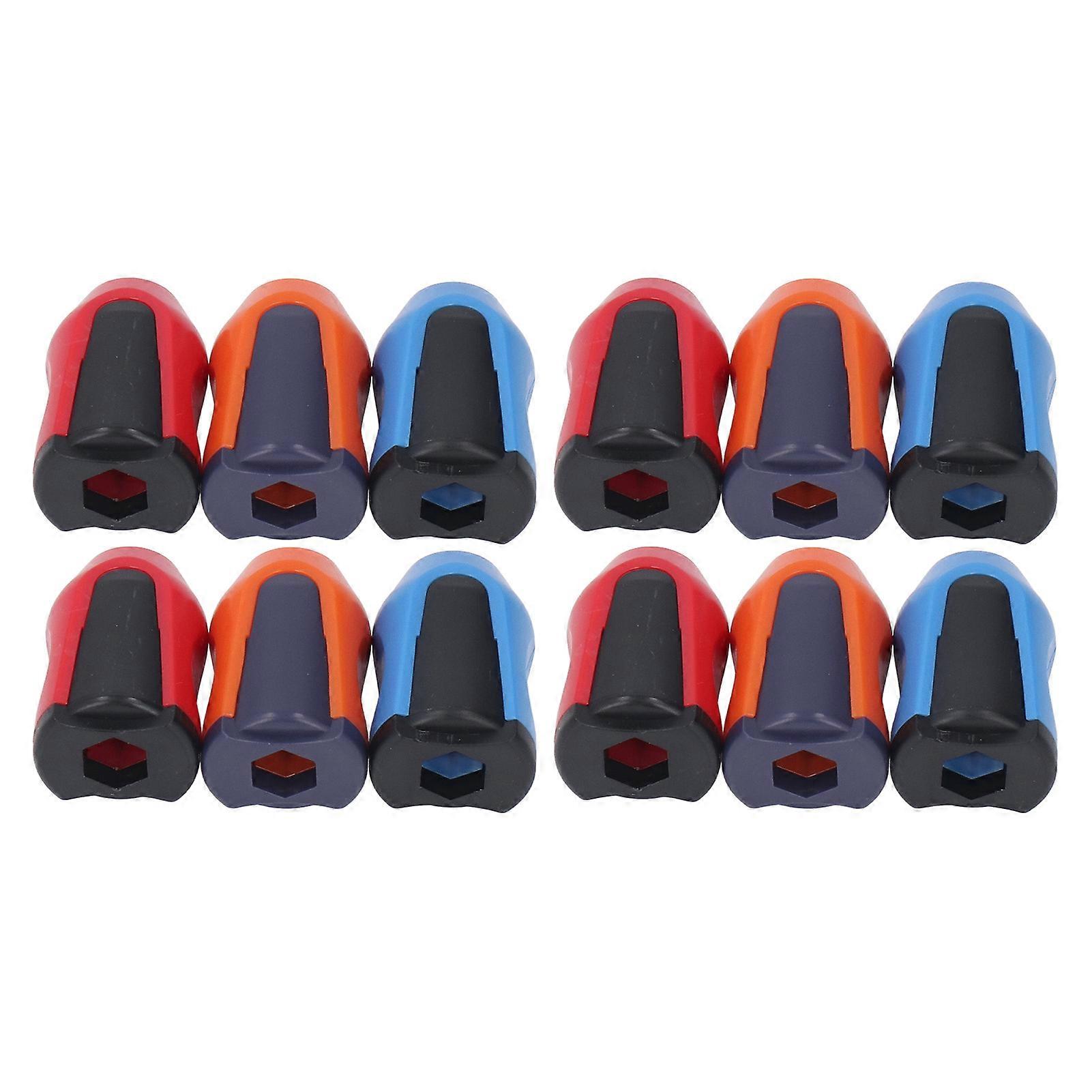Screwdriver Head Magnetic Ring, 12PCS Screwdriver Bit Magnetic Ring Magnetic Screw Holder Rings, Magnet Suction Bit Holders Magnetizer Screw