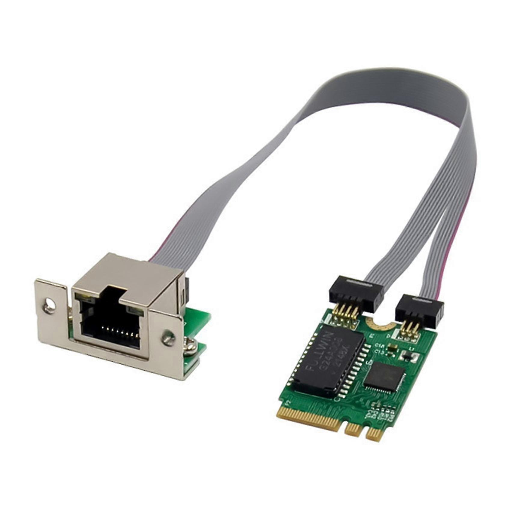 Mini Pcie Network Card M.2 A+e To Rtl8111f Gigabit Ethernet Card Single Port Rj45 Ethernet Network