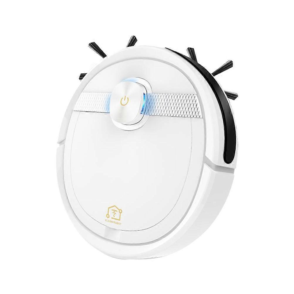 1Pc Intelligent Sol Laveur Robot Maison Sol Balayage Propre Machine Blanc