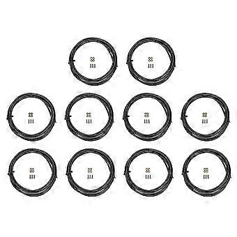10x Bh90 Manguera de freno de bicicleta Tubo de freno de disco hidráulico 2.5m Conector Insertar conjunto de oliva