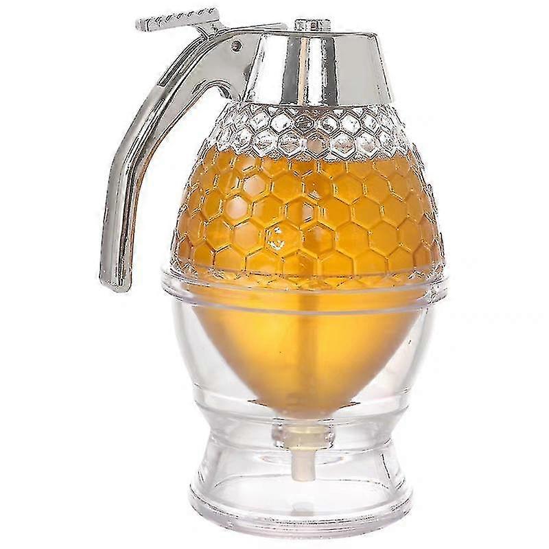Juice Syrup Cup Bee Drip Dispenser Kettle Honey Jar Container Storage Pot