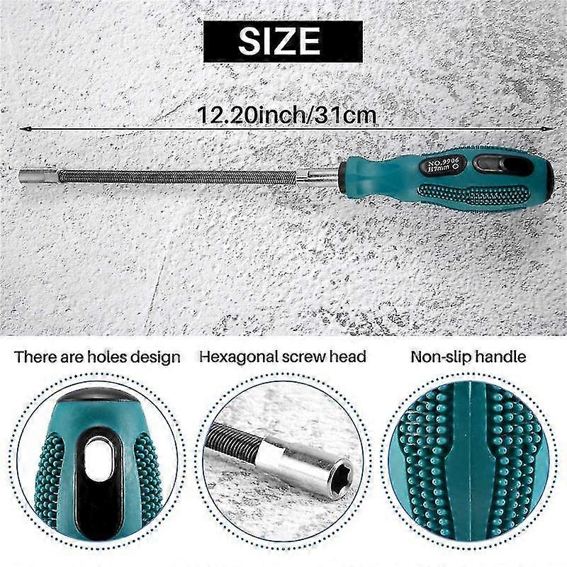 7mm Socket Screwdriver Flexible Hex Flex Manual Socket Screw Driver Hand Tools