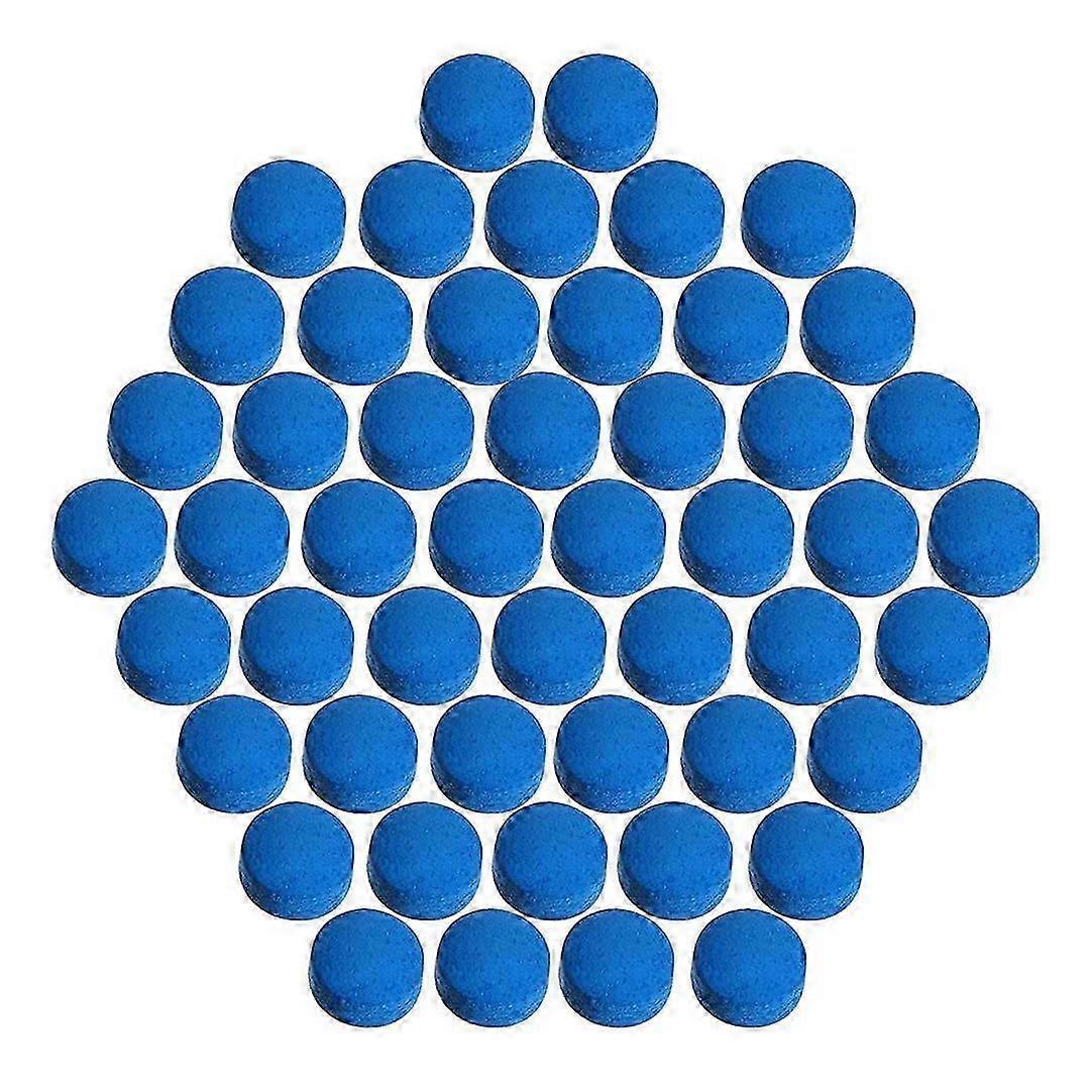 50 Pcs Billiard Cue Tips 9mm Pool Billiard Cue Tips Replacements compatible with Pool Cues and Snooker