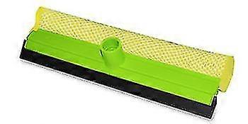 Multi-purpose Window Cleaning Squeegee Wiper Dual Side Blade Rubber & Sponge With Long Handle-squeegee H