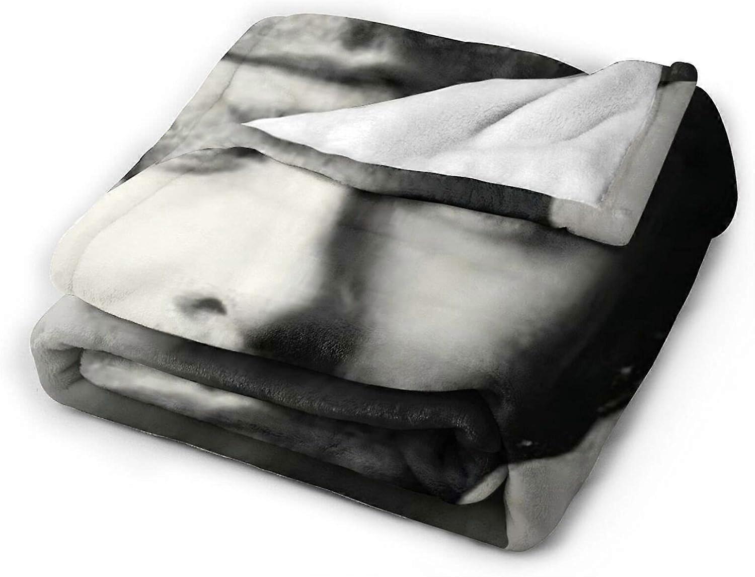 Aidan Turner Filt Ultramjuk Flanellfilt 3D-tryck Fluffig plysch filt Sängkläder Dekor Kasta Filt för vardagsrum Sovrum Sovsal Dekor (3Storlekar)-