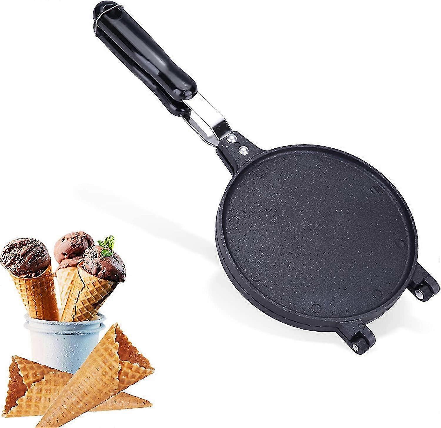 Double Pan Biscuit and Egg Roller for Home Baking