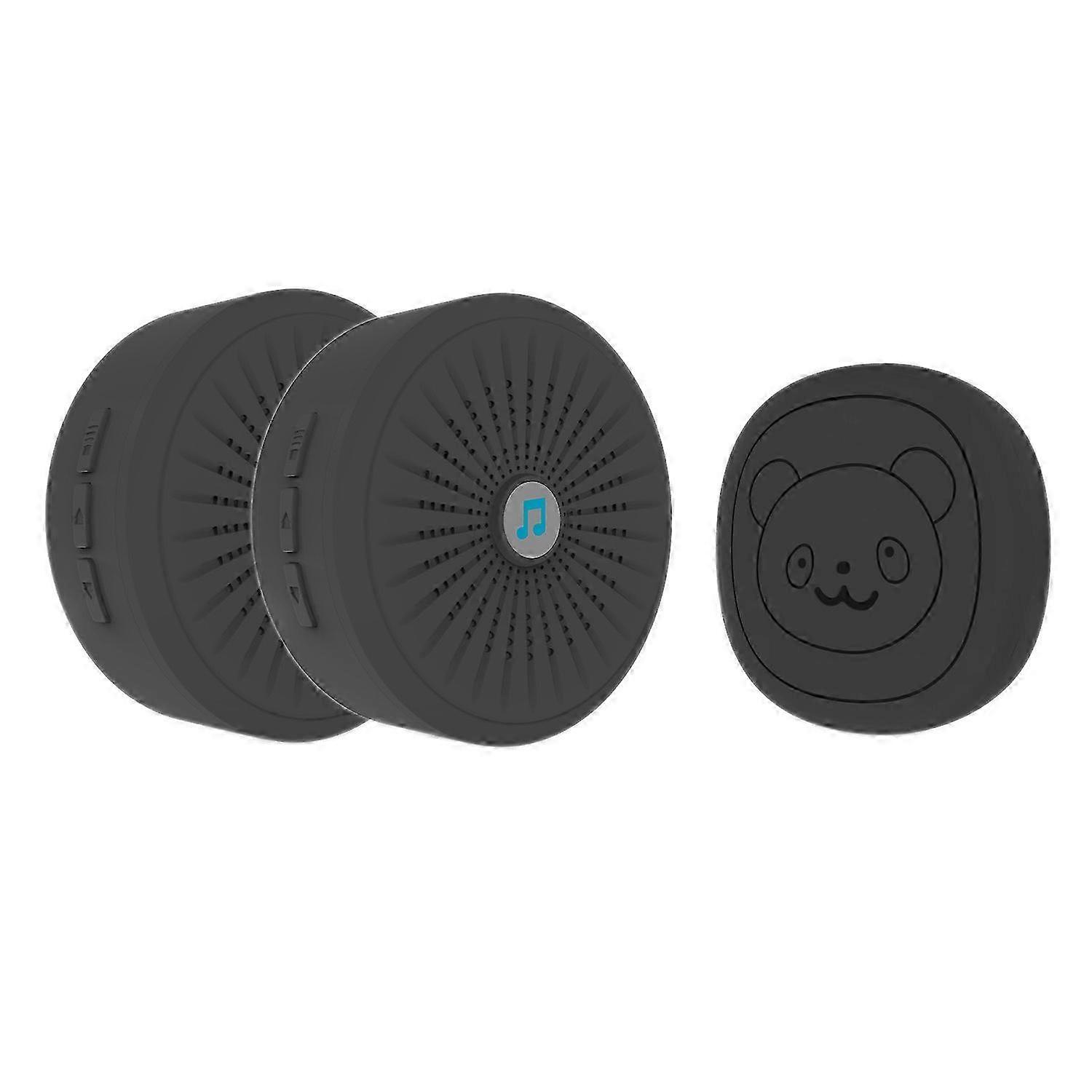 Sonnette sans fil Ding Dong - Bouton tactile, Télécommande, Téléavertisseur pour chien, Appel à l’aide