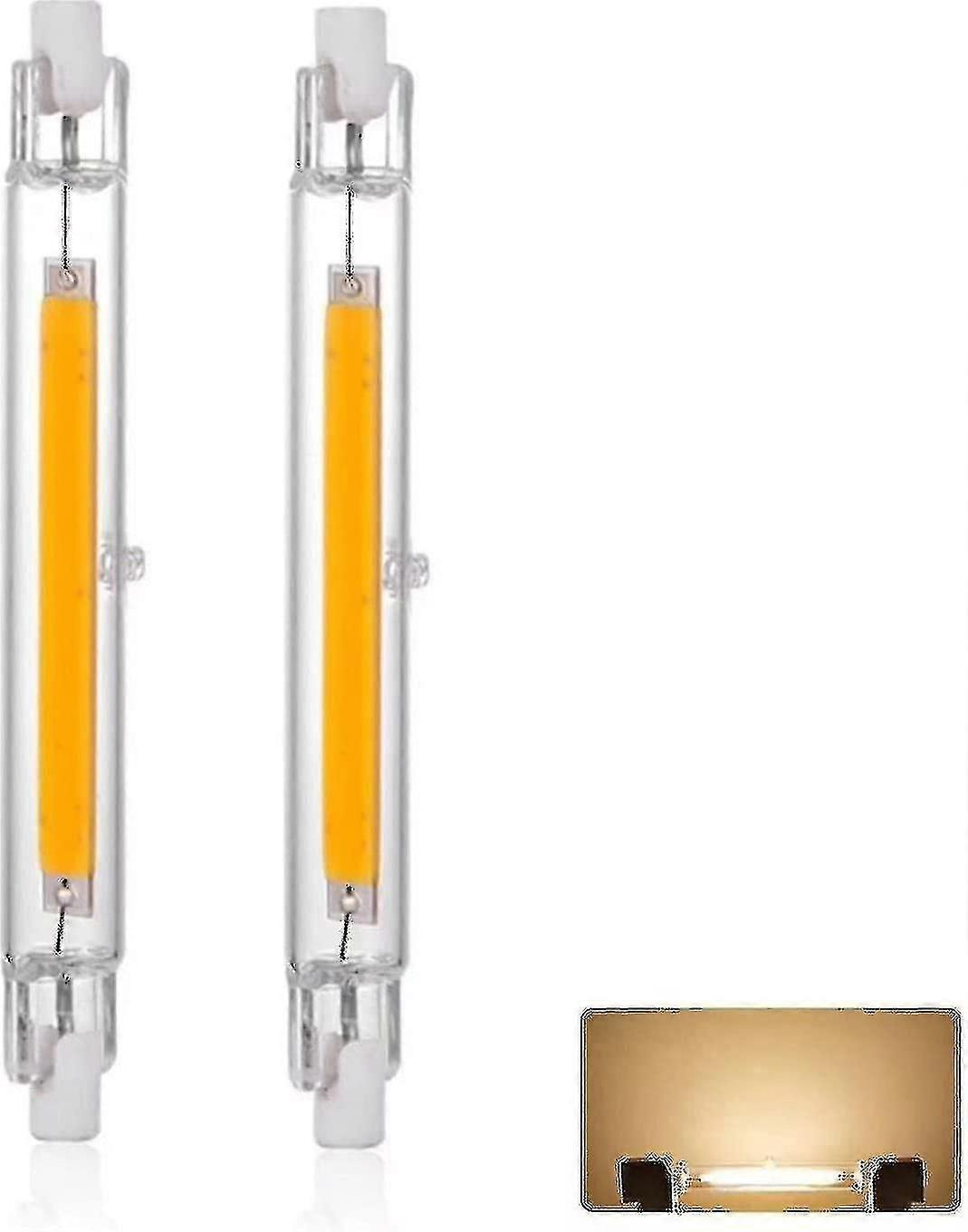 4pcs R7s Led Bulb 118mm 30w Dimmable, Warm White 3000k 3000lm, Linear Replace J118 300w Halogen Lamp -a