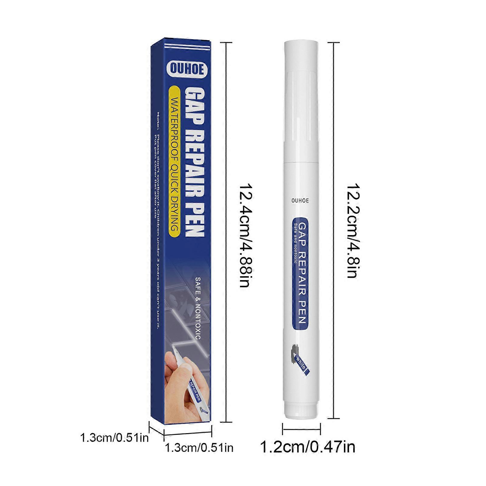 OUHOE Tile Gap Beautification Pen Waterproof Mold Resistant Floor Gap Repair Pen Quick-drying Tile Gap Renovation Pen