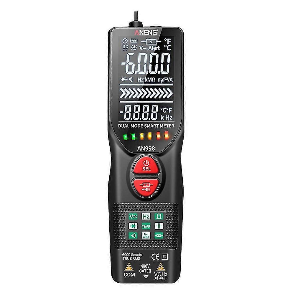 An998 Automatic Digital 6000 Counts Professional Multimeter Eletric Auto Ranging Ac/dc Voltmeter T