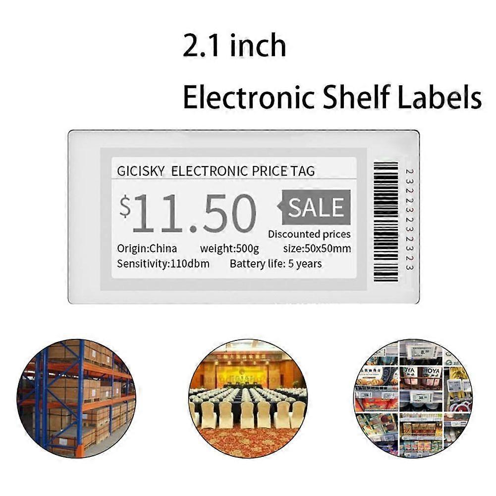 2.1 Inch Electronic Price Tag ESL TFT Screen Display No Messy Writing ...