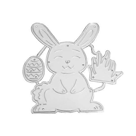 Easter Rabbit Egg Cutting Dies DIY Scrapbook Paper Card Craft Decor Stencil Mold