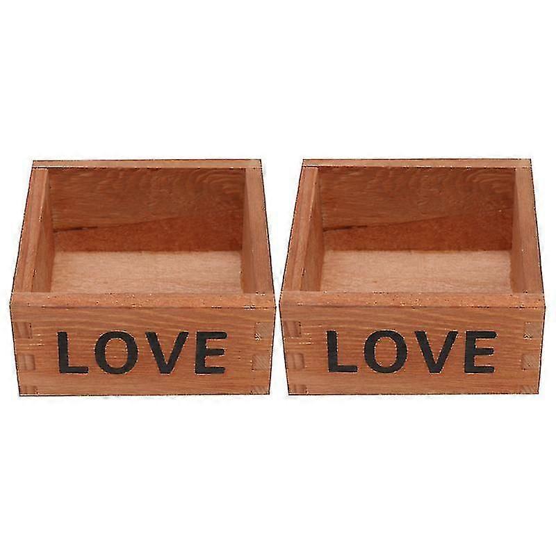 Timber Storage Container for Flower Pot Storage, Stylish Container for Organizing Garden Essentials