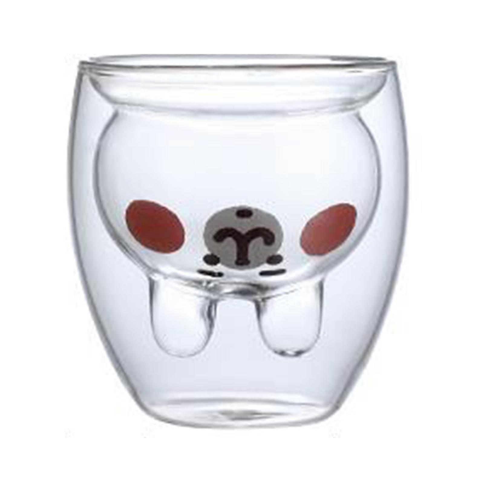 Glass Double Layer Mug Transparent Insulated