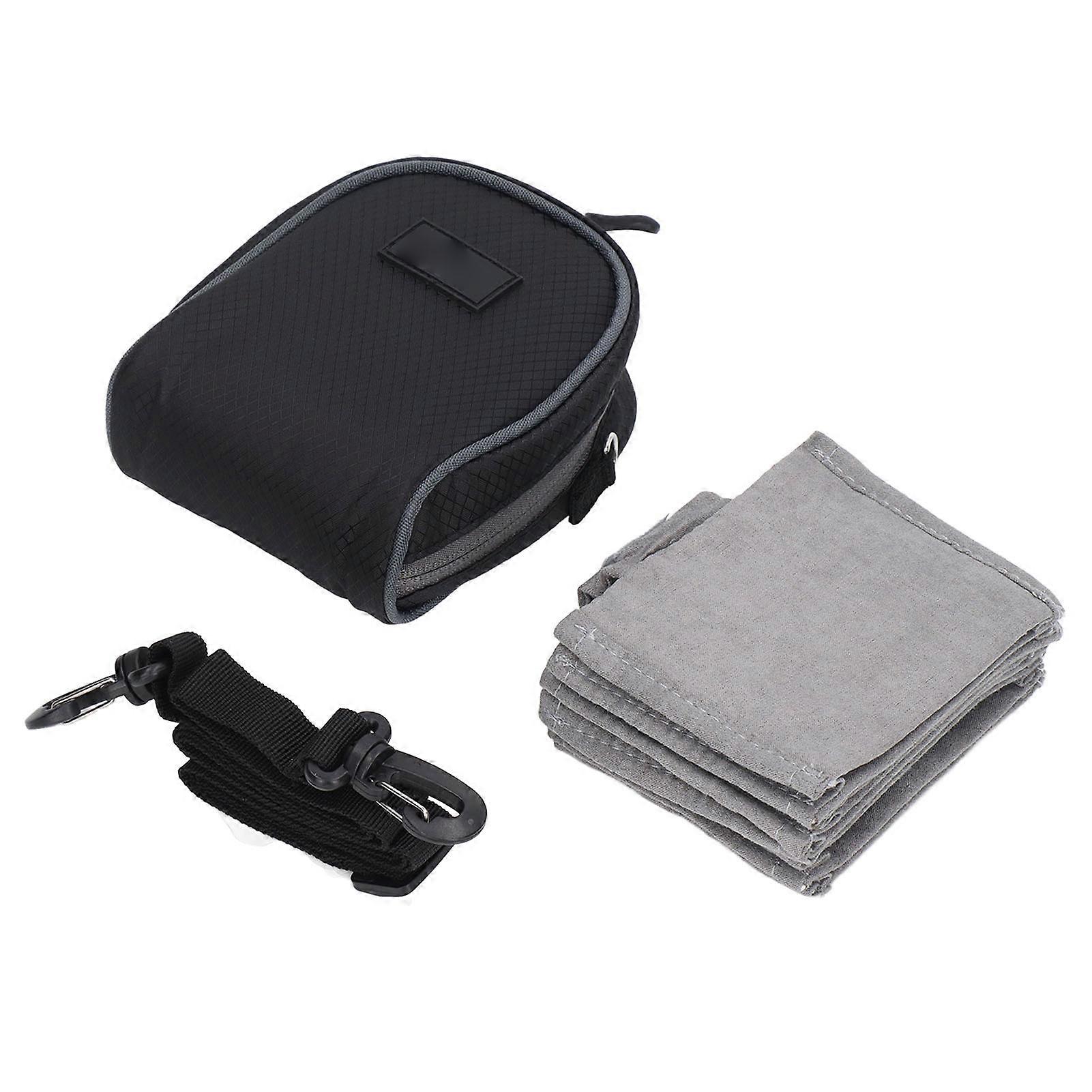 Camera Lens Filter Pouch 8 Slot Portable Case with Shoulder Strap Dustproof Storage Bag for Photography Filters