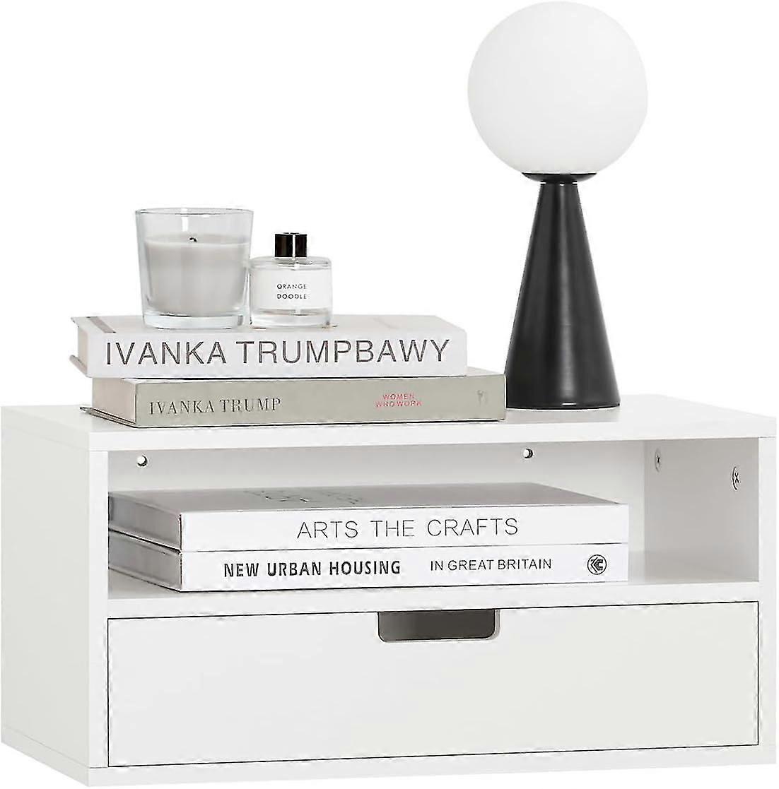 Sobuy Floating Nightstand Wall-mounted Bedside Table,nkd03-w
