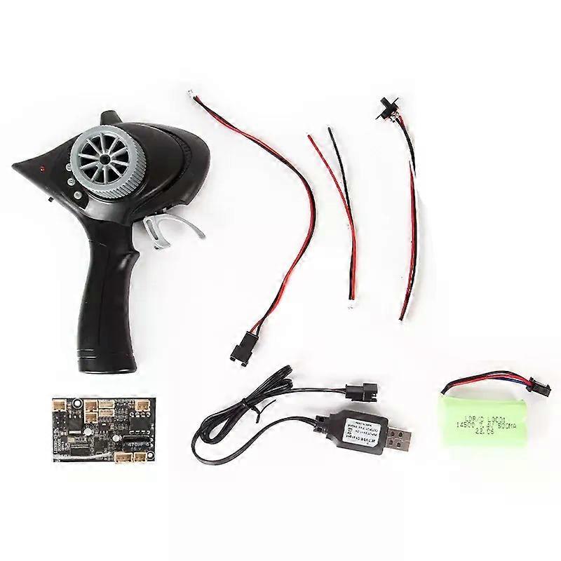 3CH 2.4G Gyro Transmitter Remote Control Receiver 7.4 500mAh Battery Pack for LDRC A86 A86P LD1802 1/12 1/16 1/18 RC Dri