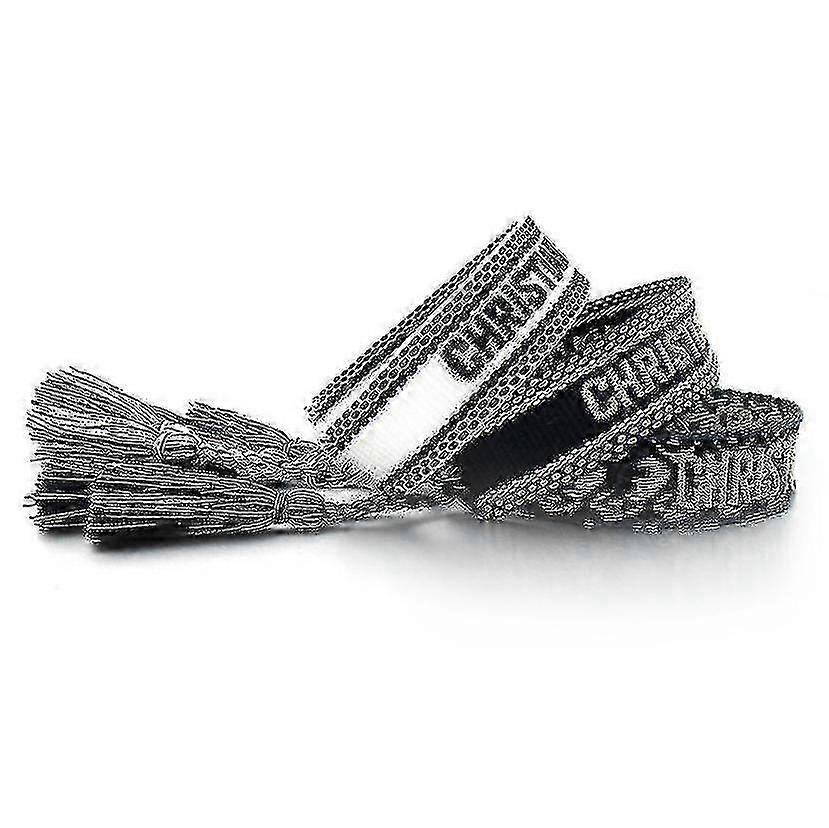Adjustable Hand Braided Bracelet With Fringe xi