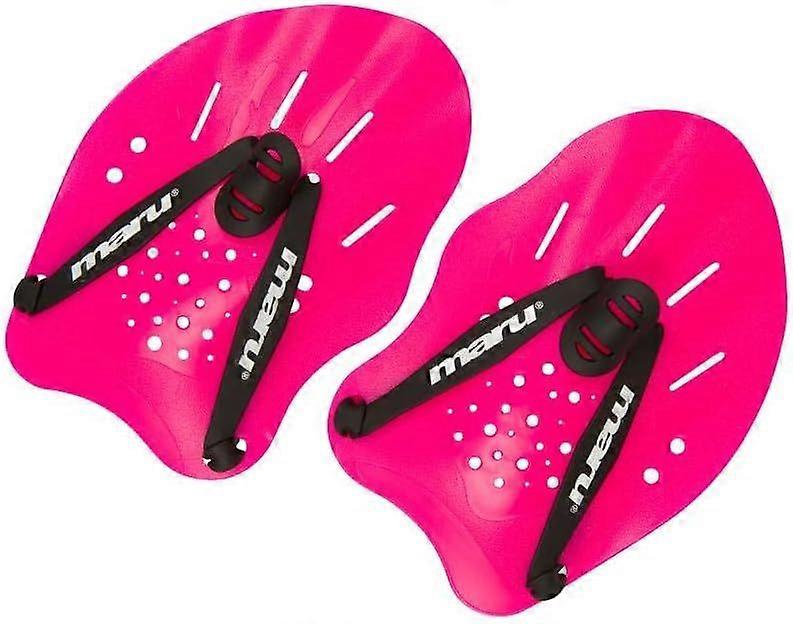 Aikuisten uintikäsimela, uima-allasharjoitteluun, voimanrakennukseen, sopii aloittelijoille ja ammattilaisille(punainen)