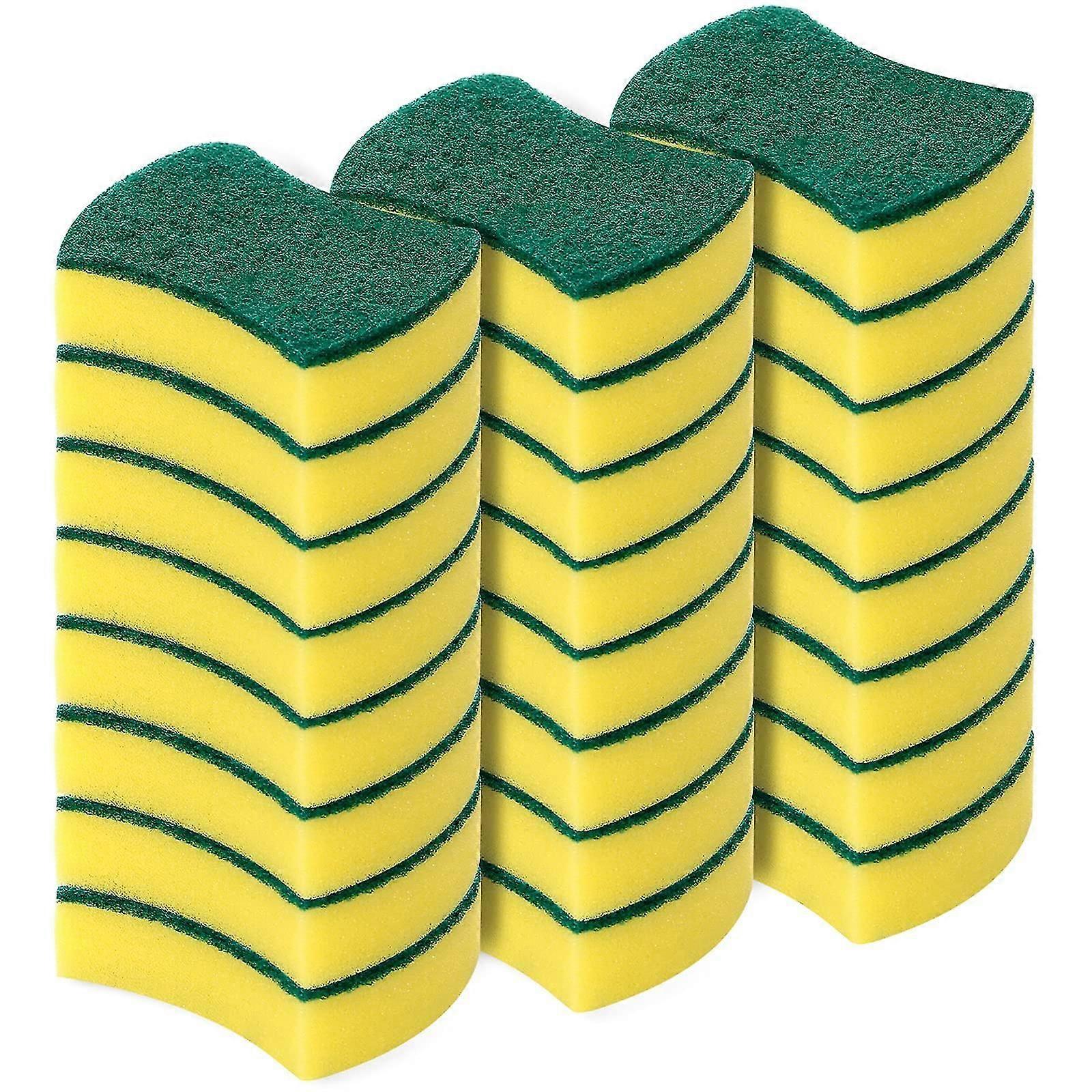 Kitchen Cleaning Sponges,24 Pack Eco Non-Scratch compatible Dish,Scrub Sponges
