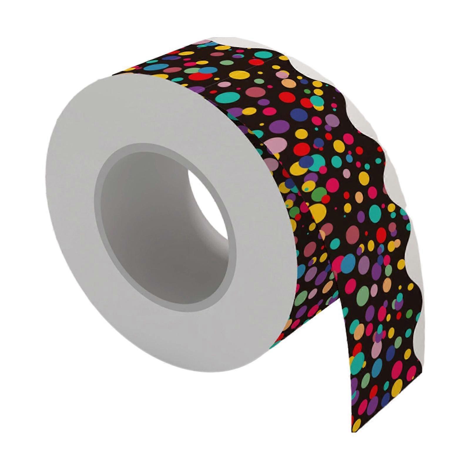 Bulletin Board Borders with Creative Patterns Cute Bright Color Stickers