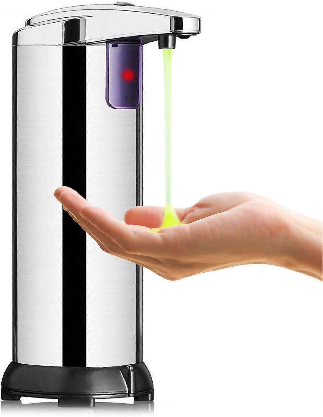 Stainless Steel Superior Rust Resistance Automatic Soap Dispenser, Adjustable Dispensing Volume for Widespread Use, Battery Powered Dual Infrared
