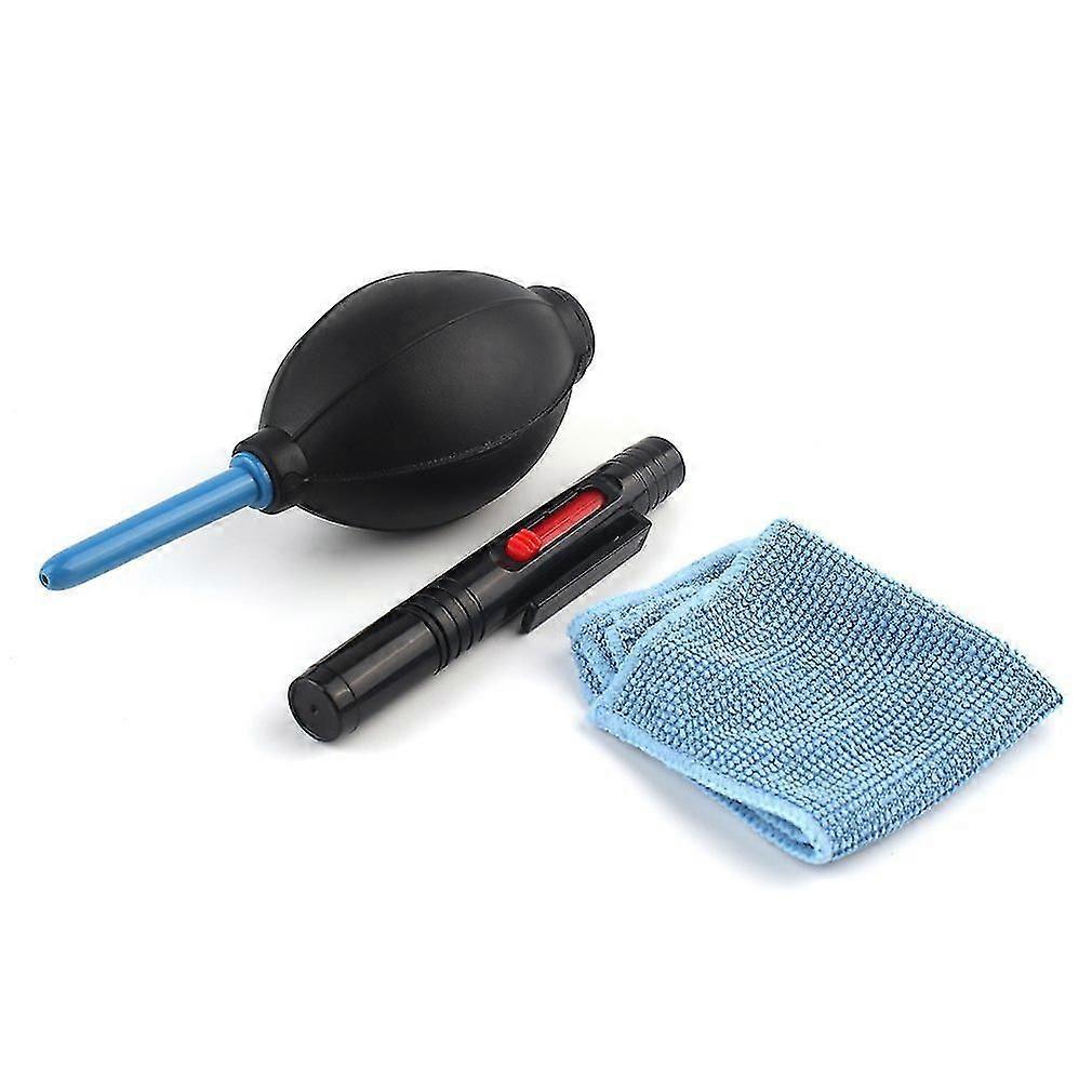 1セット布ブラシとデジタルカメラクリーニングキットダスト写真プロフェッショナルクリーナーエアブロワー