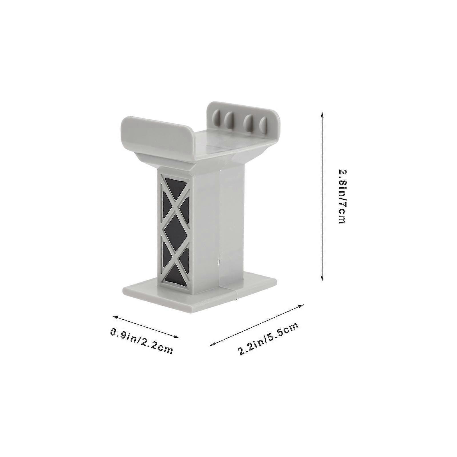 6stk Train Bridge Pier Legetøj Børn Train Bridge Support Risers Train Track Tilbehør