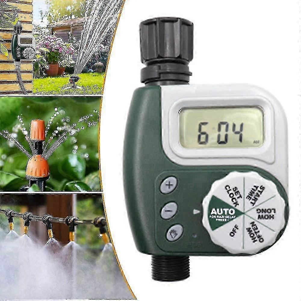 Waterproof Digital Timer with LCD Display, Automatic Irrigation System for Garden Greenhouse & Agriculture