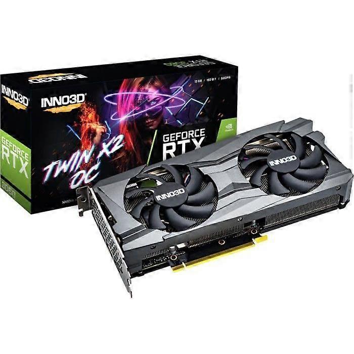 Grafikkarte - Inno3D - GeForce RTX 3060 - 12 GB GDDR6 - Lüfterkühlung - 240 mm