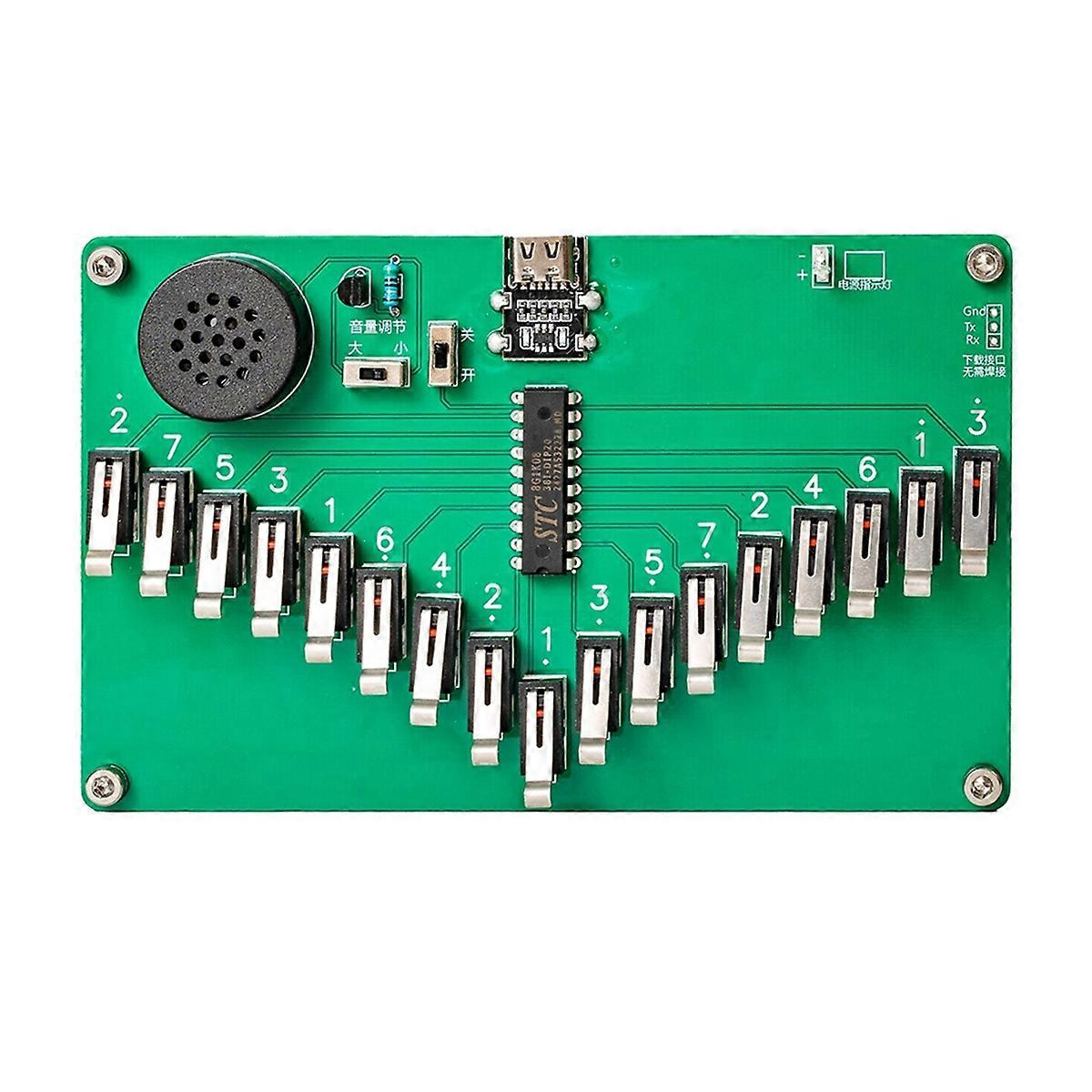 Electronic Kalimba Thumb Piano 17 Key Heptatonic Scale Instruments